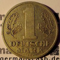 1 Deutsche Mark - 3. Münzserie der DDR - Jaeger-Nr. 1513