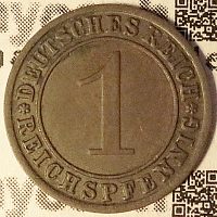 1 Reichspfennig - Jaeger-Nr. 313 1 Reichspfennig - Jaeger-Nr. 313