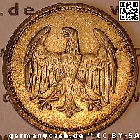 1 Rentenmark - Jaeger-Nr. 311 Bildseite - 1 Rentenmark - Jaeger-Nr. 311