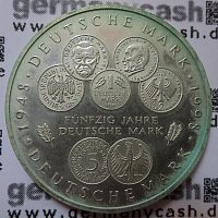 10 DM - 50 Jahre Deutsche Mark - Jaeger-Nr. 469 Bildseite - 10 DM - 50 Jahre Deutsche Mark - Jaeger-Nr. 469