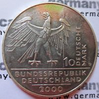 10 DM - 10 Jahre Deutsche Einheit - Jaeger-Nr. 477 Wertseite - 10 DM - 10 Jahre Deutsche Einheit - Jaeger-Nr. 477