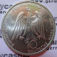 10 DM - 250. Geburtstag von Johann Wolfgang von Goethe - Jaeger-Nr. 473 Wertseite - 10 DM - 250. Geburtstag von Johann Wolfgang von Goethe - Jaeger-Nr. 473