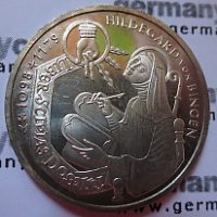 10 DM - Hildegard von Bingen - Jaeger-Nr. 468 Bildseite - 10 DM - Hildegard von Bingen - Jaeger-Nr. 468