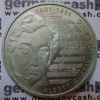 10 DM - 200. Geburtstag / 150. Todestag von Albert Gustav Lortzing - Jaeger-Nr. 478 Bildseite - 10 DM - 200. Geburtstag / 150. Todestag von Albert Gustav Lortzing - Jaeger-Nr. 478