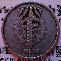 10 Pfennig - 1. Münzserie der DDR - Jaeger-Nr. 1503 10 Pfennig - 1. Münzserie der DDR - Jaeger-Nr. 1503