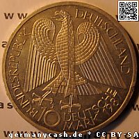 Wertseite 10 DM - 750 Jahre Berlin - Jaeger Nr. 441 10 DM - 750 Jahre Berlin - Jaeger Nr. 441