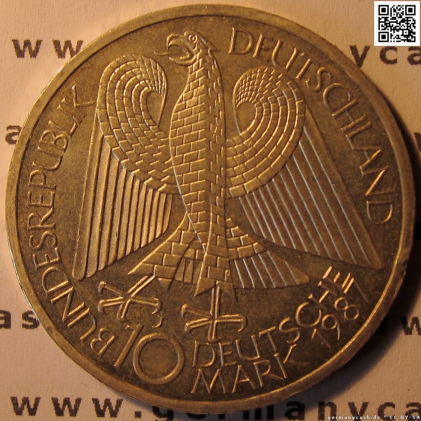 10 Deutsche Mark 750 Jahre Berlin Jaeger Nr. 441