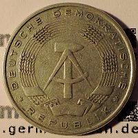 2 Deutsche Mark - 3. Münzserie der DDR - Jaeger-Nr. 1515 2 Deutsche Mark - 3. Münzserie der DDR - Jaeger-Nr. 1515