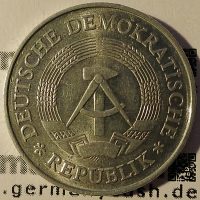 2 Mark - 3. Münzserie der DDR - Jaeger-Nr. 1516 2 Mark - 3. Münzserie der DDR - Jaeger-Nr. 1516