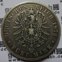 5 Mark - Wilhelm I. - Deutscher Kaiser - König von Preußen - Jaeger Nr. 97 5 Mark - Wilhelm I. - Deutscher Kaiser - König von Preußen - Jaeger Nr. 97
