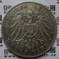 5 Mark - Wilhelm II. - Deutscher Kaiser - König von Preußen - Jaeger Nr. 104 5 Mark - Wilhelm II. - Deutscher Kaiser - König von Preußen - Jaeger Nr. 104